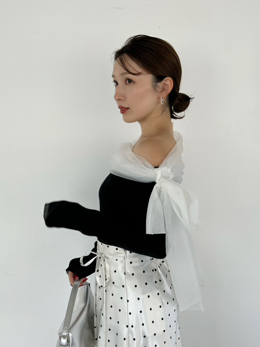 3wayリボンオフショルニットプルオーバー(ニット)｜トップス｜FRAY I.D