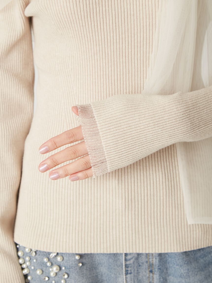 fray id ⚫︎ 3wayリボンオフショルニットプルオーバー 3wayリボンオフショルニットプルオーバー(ニット)｜トップス｜FRAY I.D