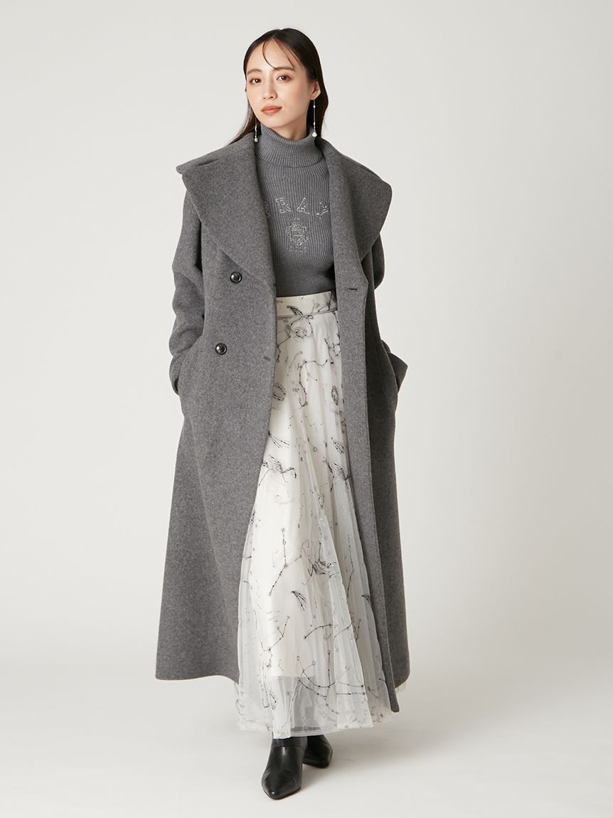 カレッジエンブロイダリーリブタートルニット(ニット)｜トップス｜FRAY