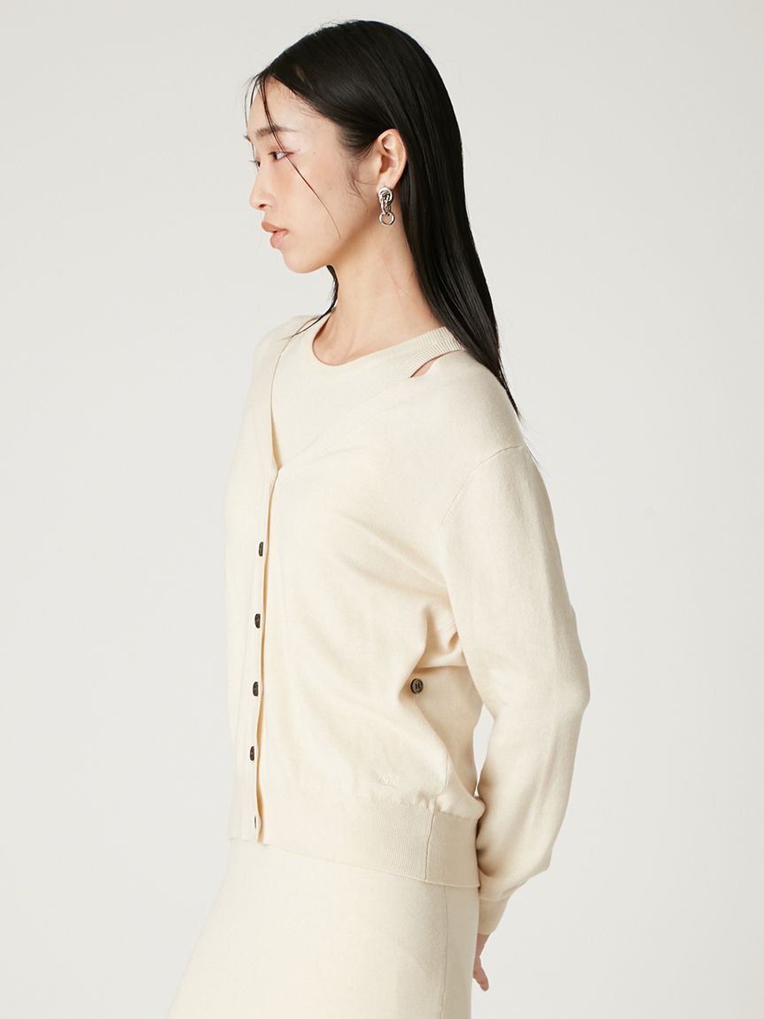 ウォッシャブルカシミヤシルクニットアンサンブル／ウォッシャブル