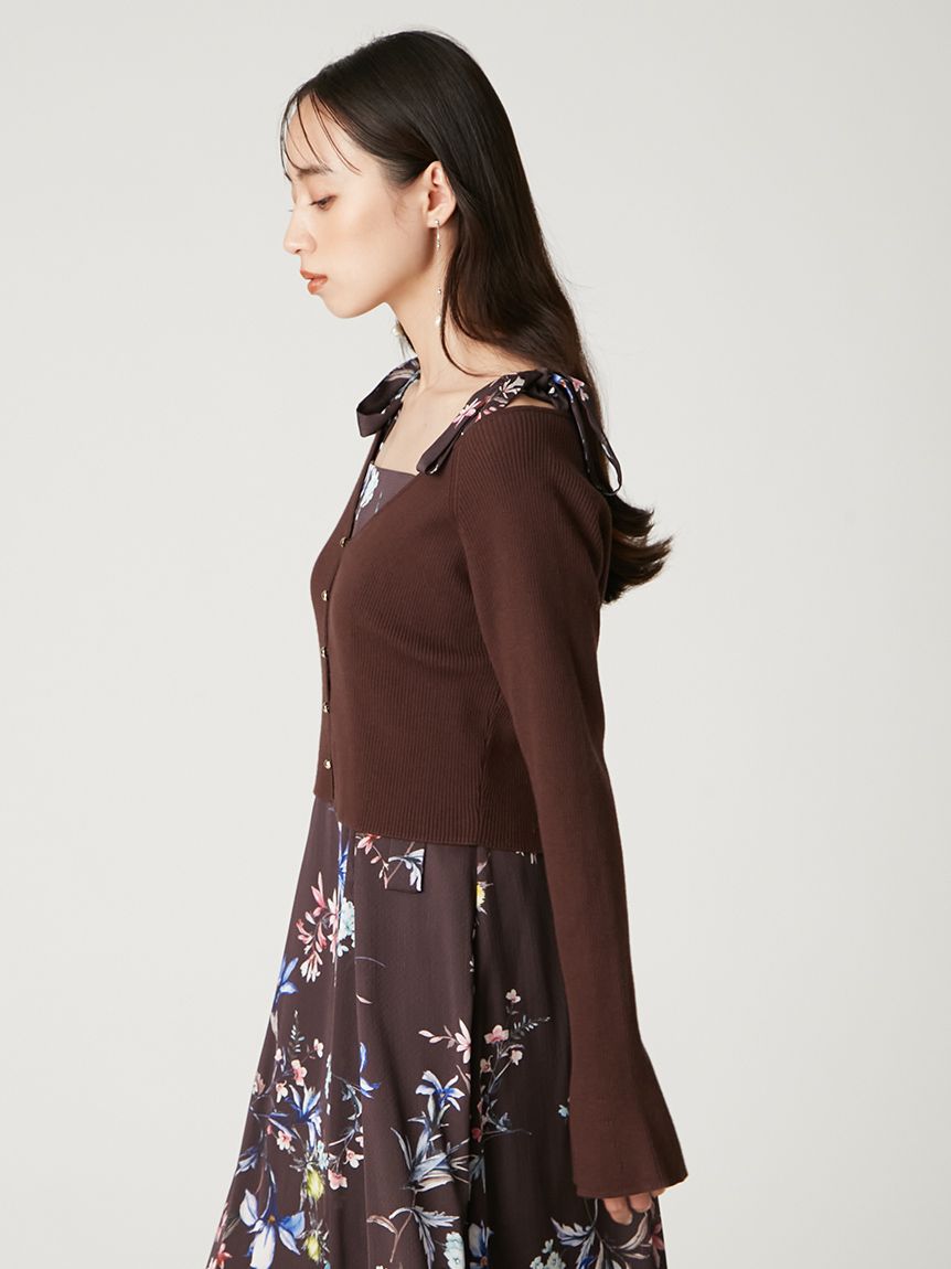 クロップドリブニットカーディガン(カーディガン)｜トップス｜FRAY I.D