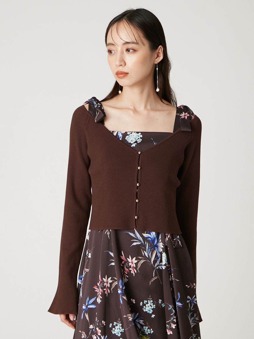 クロップドリブニットカーディガン(カーディガン)｜トップス｜FRAY I.D