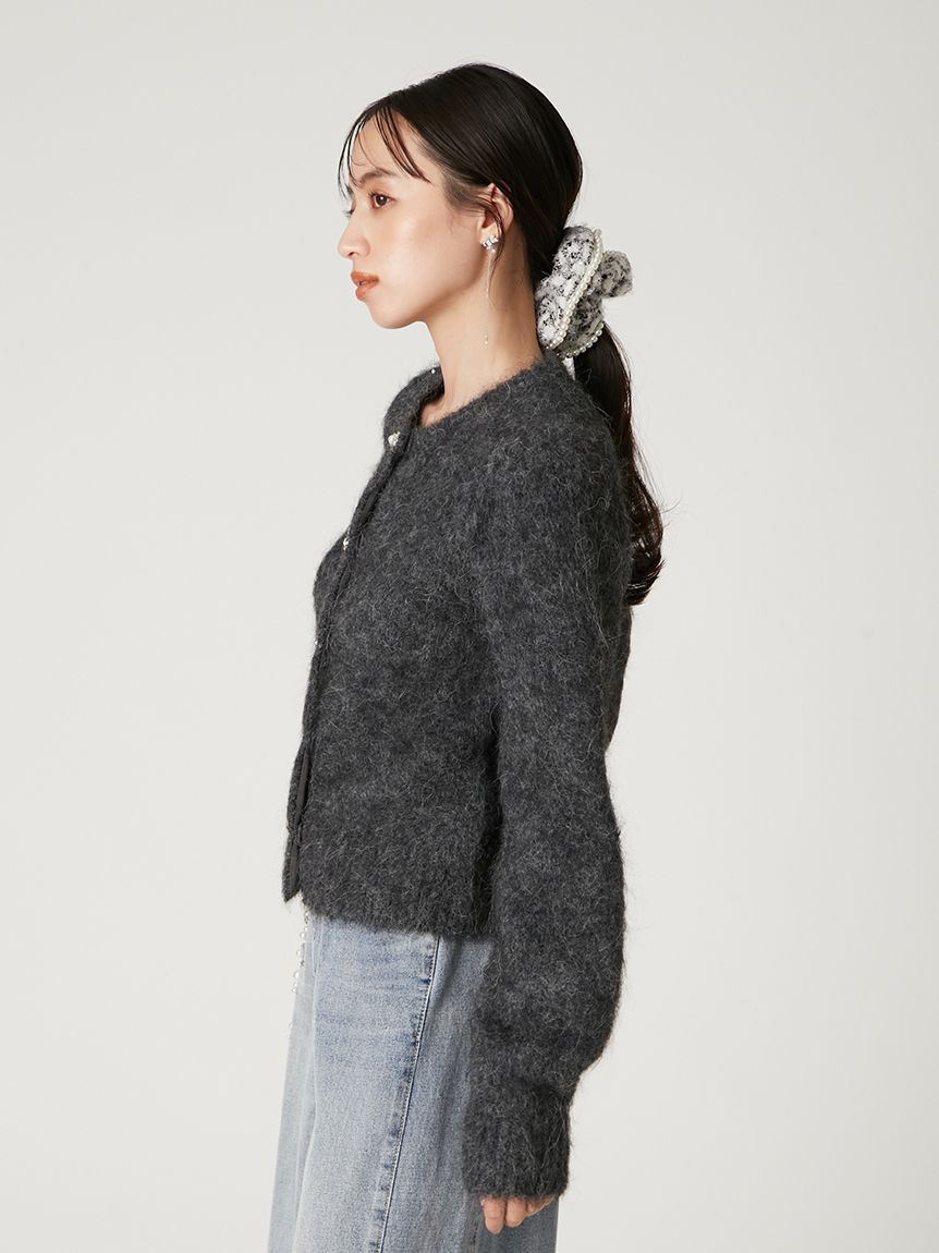 アルパカシャギービジューカーディガン(カーディガン)｜トップス｜FRAY