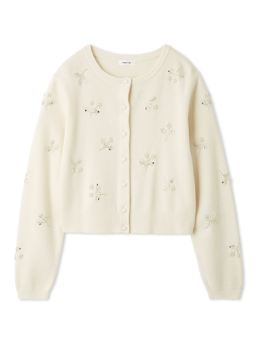 も様限定　bibiy フラワーニットカーディガン も様限定 bibiy フラワーニットカーディガン - メルカリ