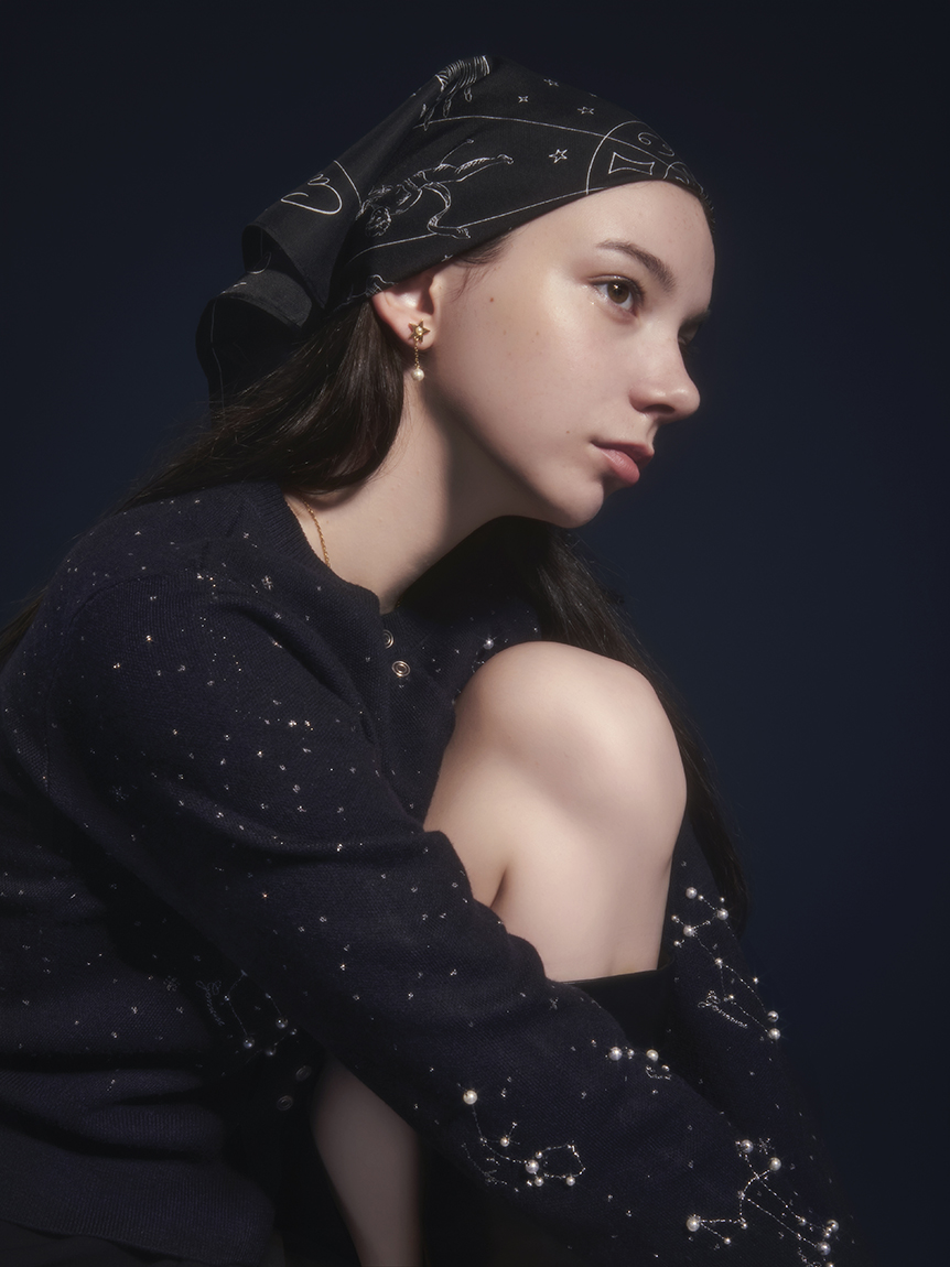 完売新品未使用品　フレイアイディー　エトワールエンブロイダリーカーディガン 新品未使用＊完売品】エトワールエンブロイダリーカーディガン/フレイ