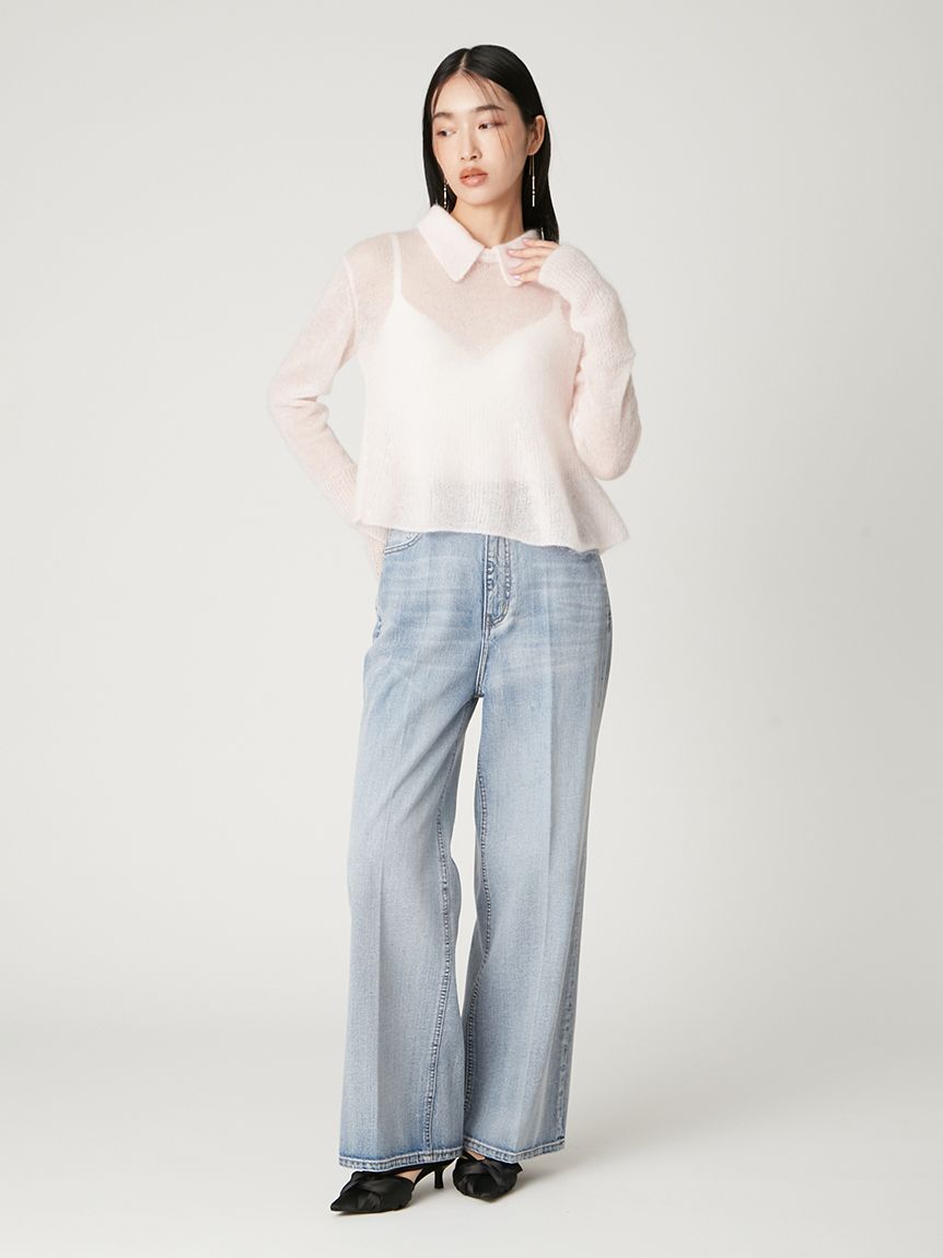 2wayシアーモヘアニットプルオーバー(ニット)｜トップス｜FRAY I.D