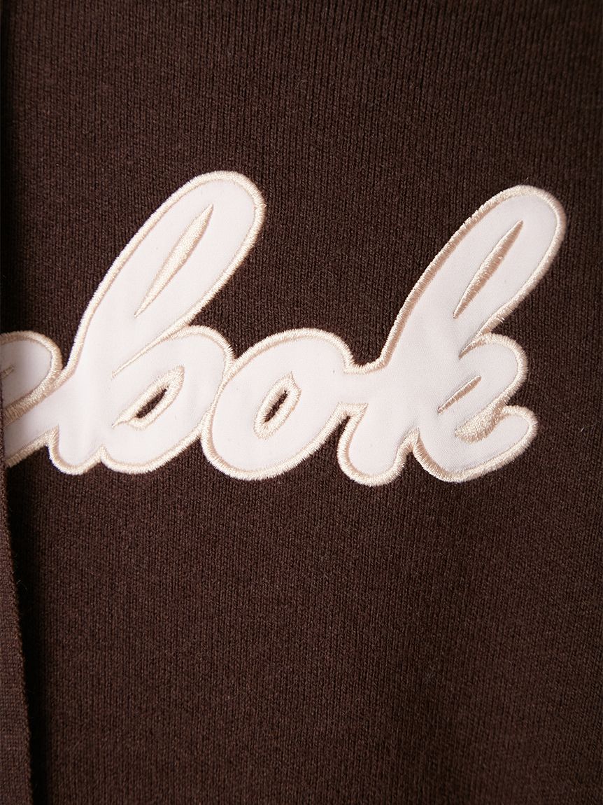 Reebok× FRAY I.D】サテンロゴニットフーディー(ニット)｜トップス