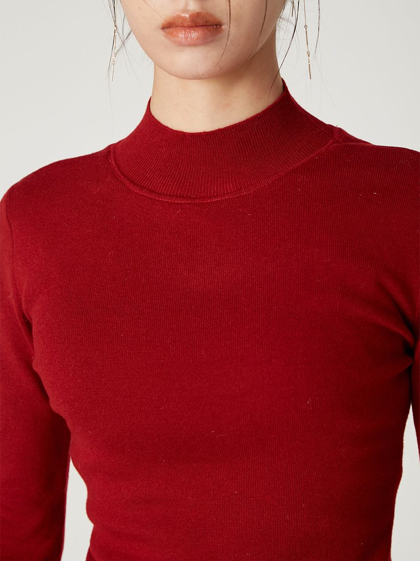 シルクブレンドバックオープンタートルニット(ニット)｜トップス｜FRAY