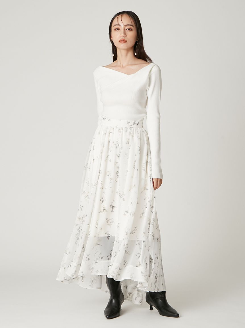 【新品タグ付き】アシメネックドレープニット ホワイト フレイアイディー フレイアイディー FRAY I.D アシメネックドレープニット - メルカリ