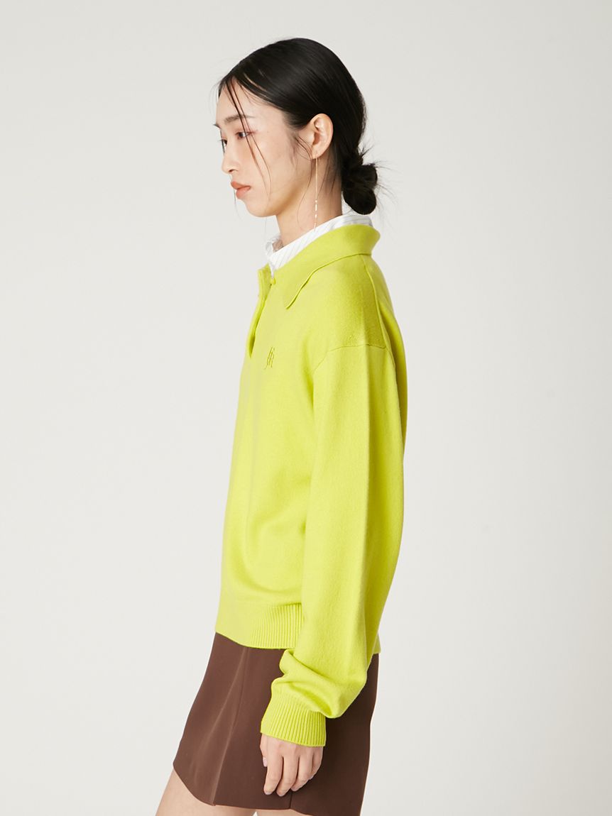 シャツカラーポロニットプルオーバー(ニット)｜トップス｜FRAY I.D