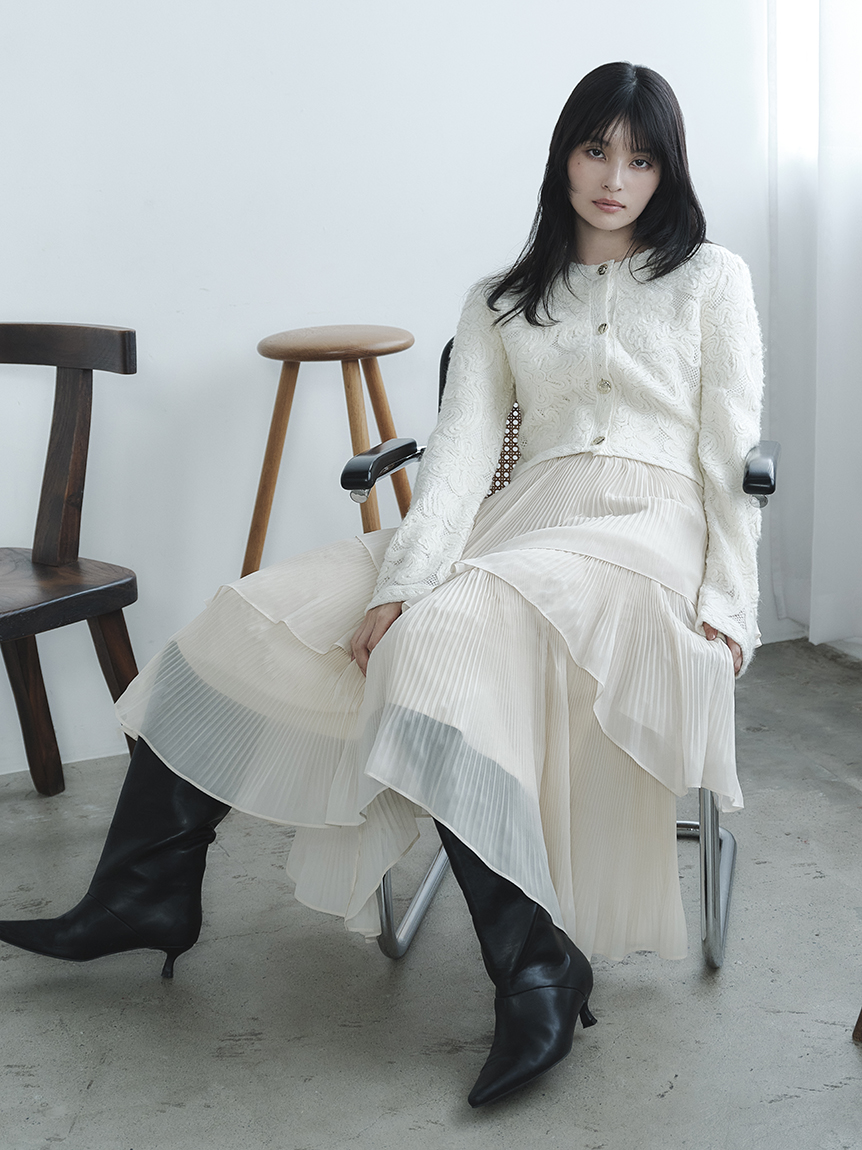 ロゴニットフーディ JEANASIS（ジーナシス）の「9Gロゴニットフーディ/248176（ニット