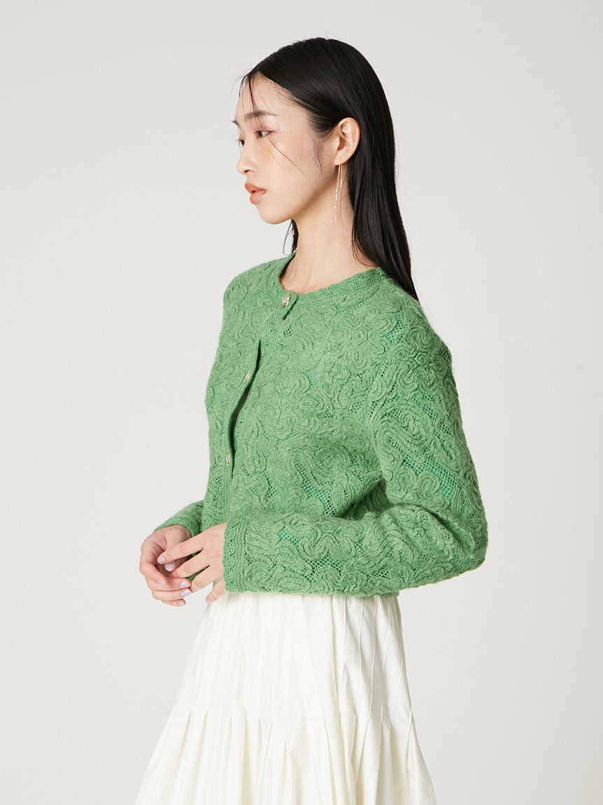 ロゴニットフーディ JEANASIS（ジーナシス）の「9Gロゴニットフーディ/248176（ニット