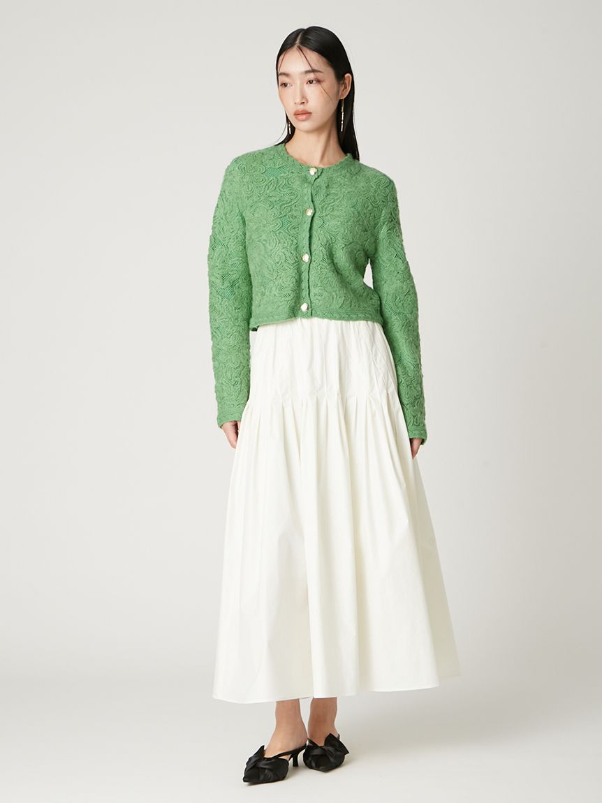 エンブロイダリーニットジャケット(ニット)｜トップス｜FRAY I.D