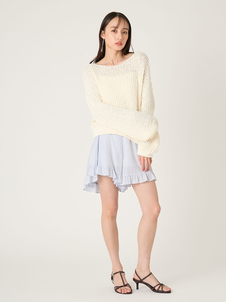 FRAY ID ローゲージソフトコットンスラブニット FRAY ID ローゲージソフトコットンスラブニット