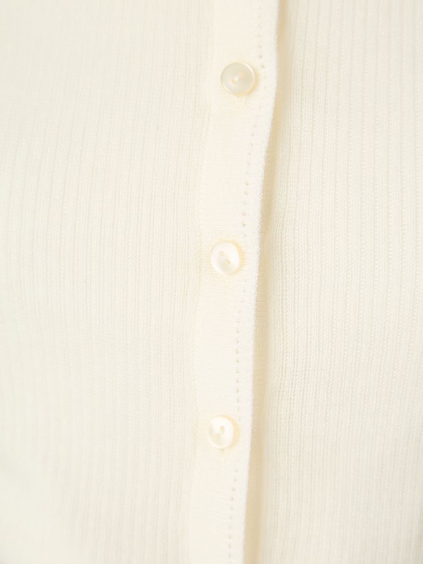frayi.d スカラップレースカーディガン WHT FRAY I.D｜レースカラーニットカーディガン | Rakuten Fashion(楽天