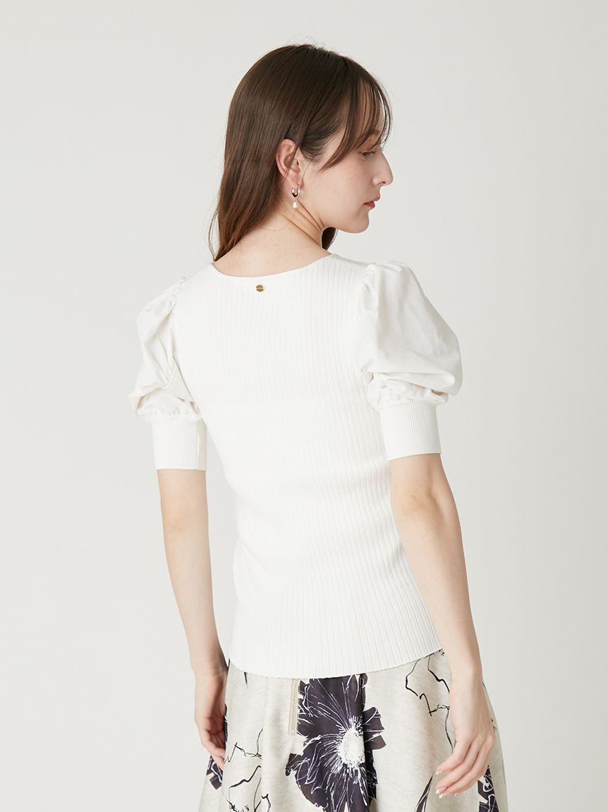 パフスリーブニットトップス(ニット)｜トップス｜FRAY I.D（フレイ