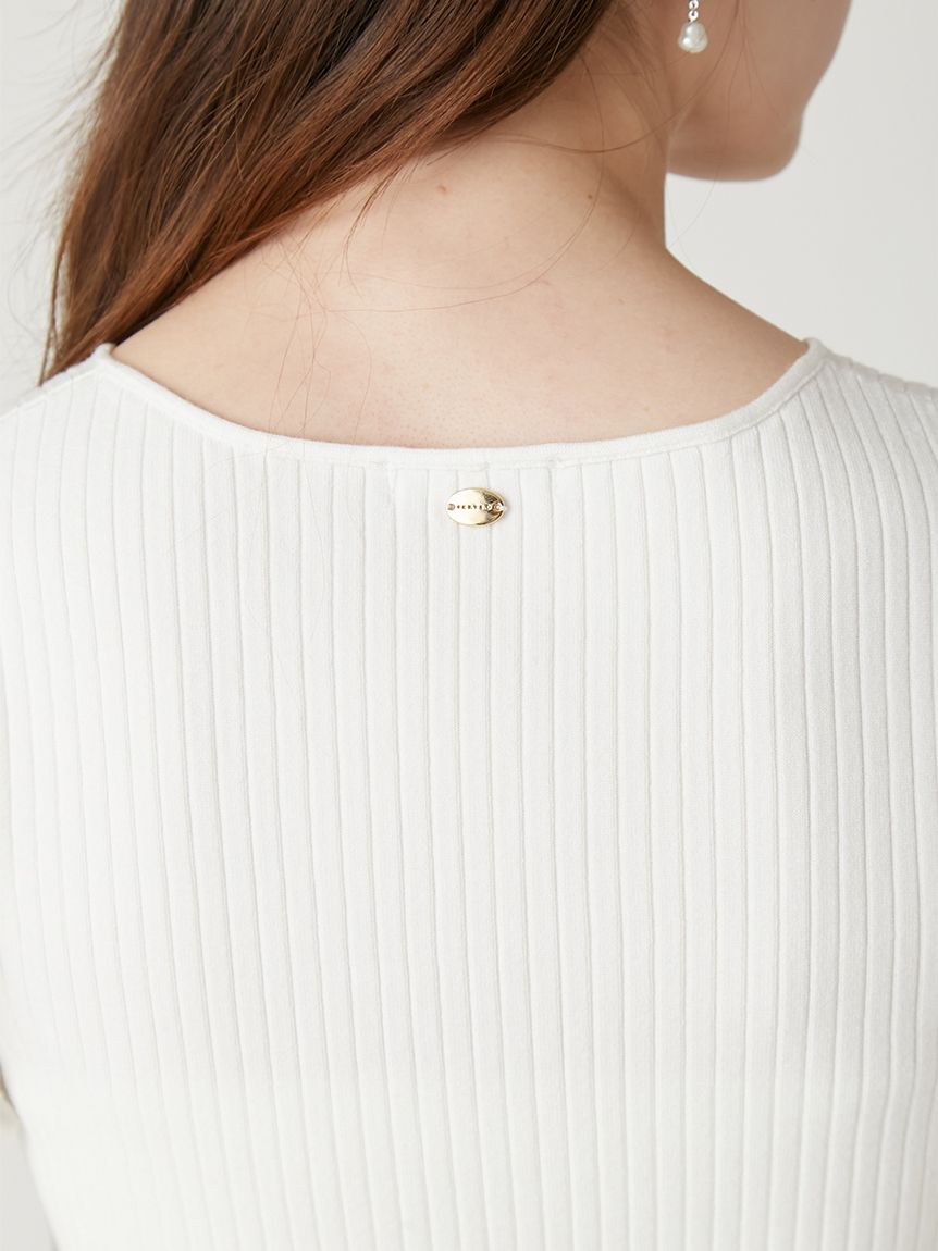 パフスリーブニットトップス(ニット)｜トップス｜FRAY I.D（フレイ