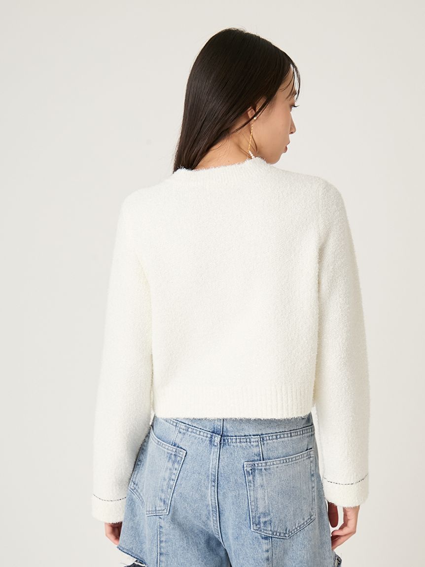 ミックスヤーンニットジャケット(ニット)｜トップス｜FRAY I.D（フレイ