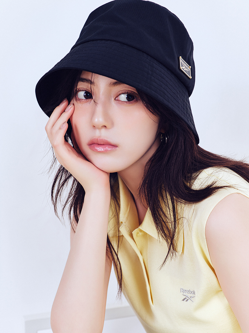 Reebok×FRAY I.D】ノースリポロニット／ウォッシャブル(ニット