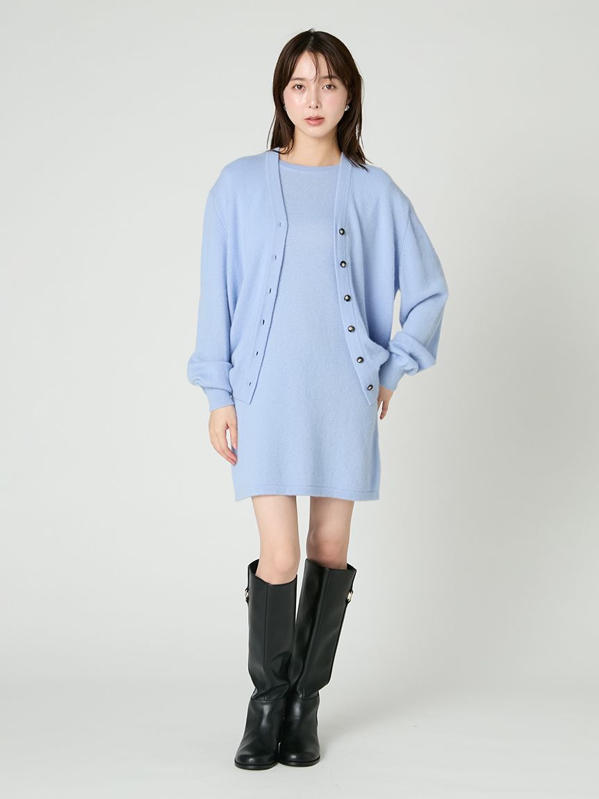カシミア100％2wayカシュクールカーディガン(ニット・セーター)｜TOPS