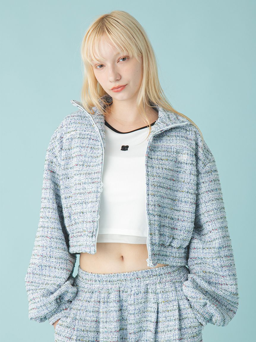 ツイーディトラックブルゾン(ジャケット)｜アウター｜FURFUR（ファー