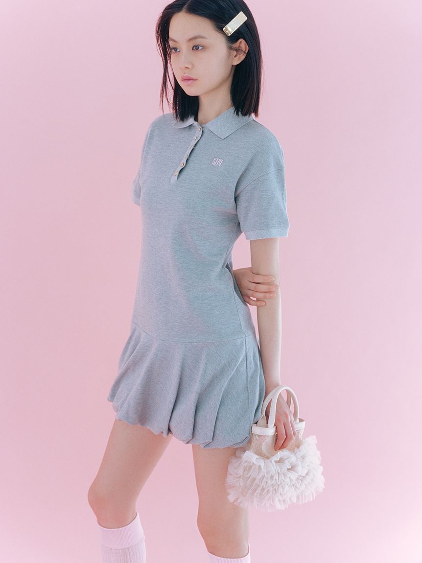 ANDMARY】Fur pocket mini dress
