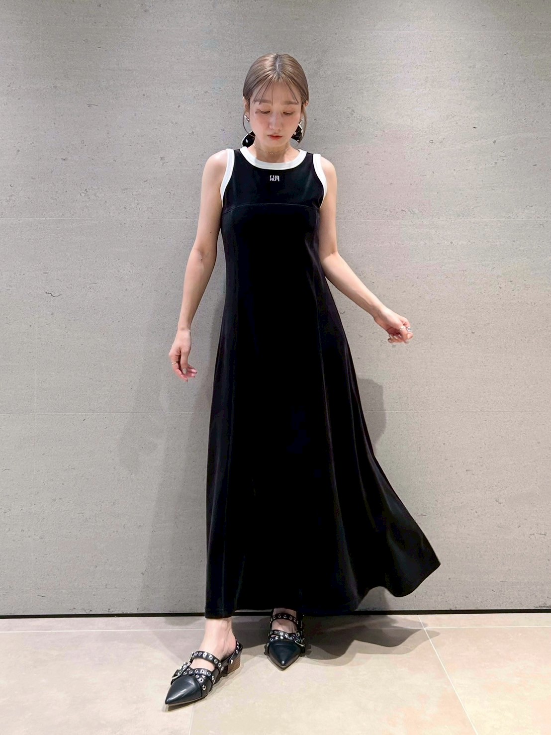 FURFUR（ファーファー）の「トリミングヘムシアードレス（ドレス