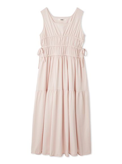 ノースリーブティアードカットワンピース(ロングワンピース