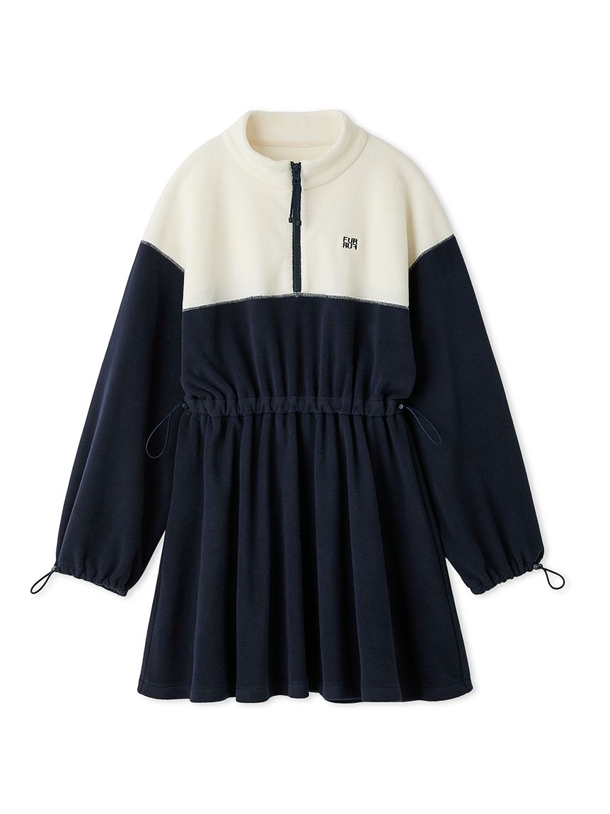 バイカラーフリースミニワンピース(ミニワンピース)｜DRESS｜FURFUR