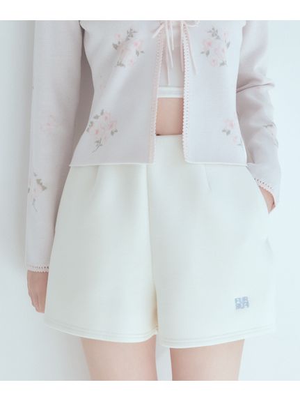 新品 タグ付 FURFUR フリル刺繍ショートパンツ 20%オフ 限定カラー】ツイードスカショーパン(ショートパンツ)｜ボトムス