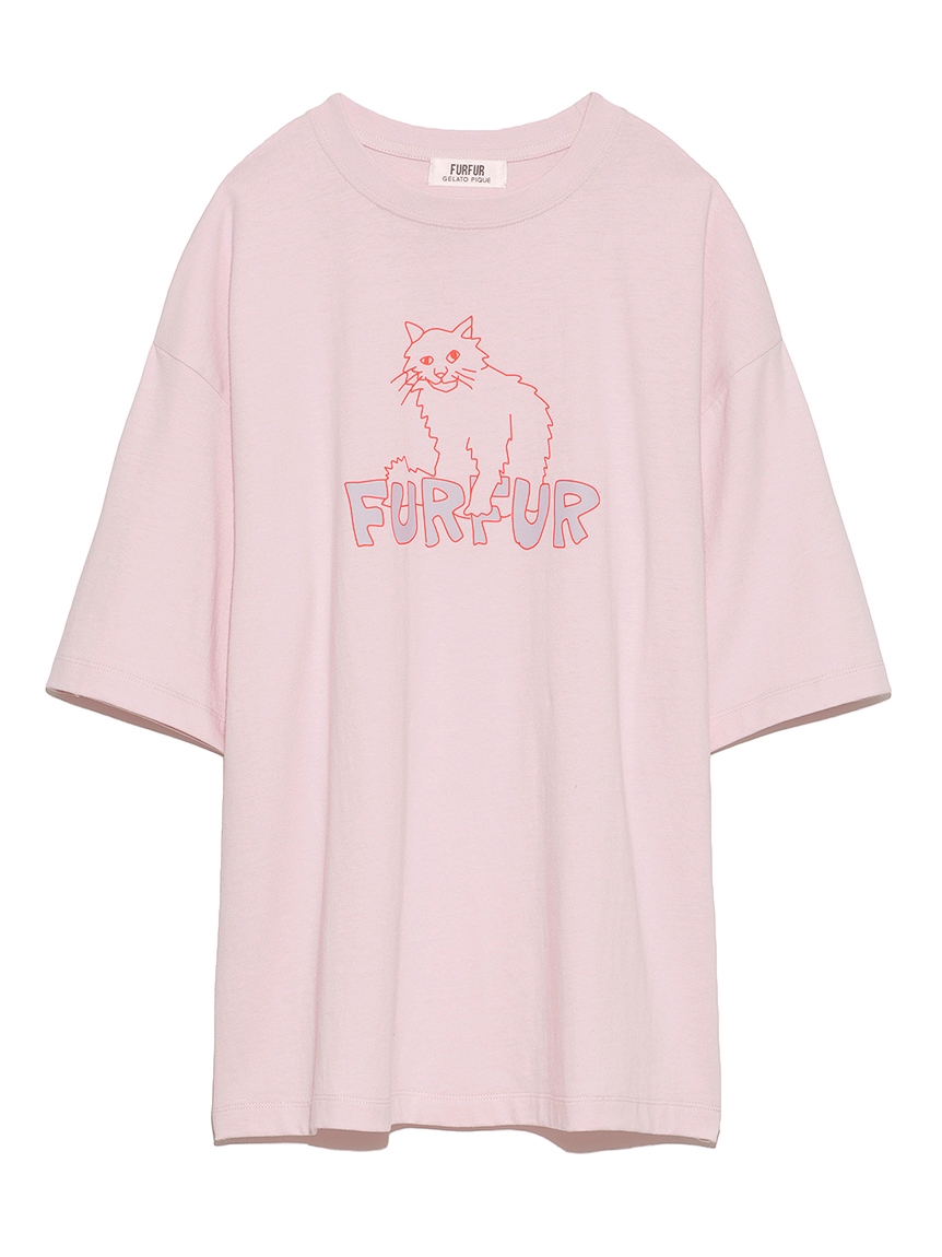【FURFUR×gelato pique】アブストラクトTシャツ