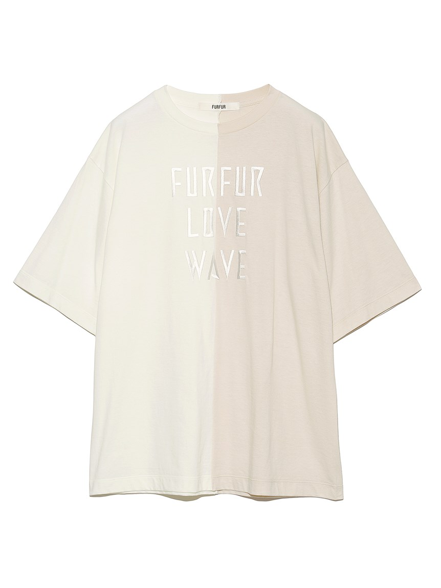 【FURFUR×WAVE】ハーフTシャツ(IVR-F)