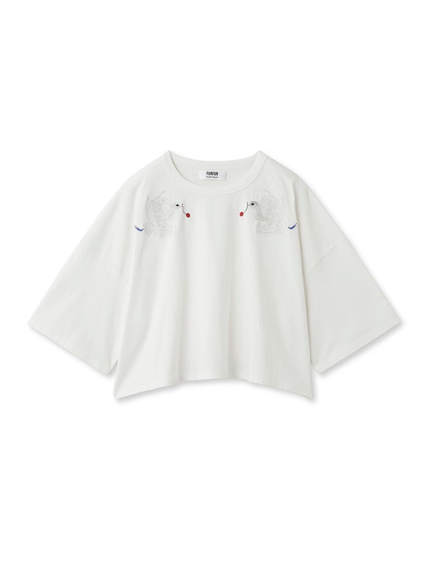 樋上公実子コラボ“Reel”刺繍Ｔシャツ(Tシャツ)｜トップス｜FURFUR