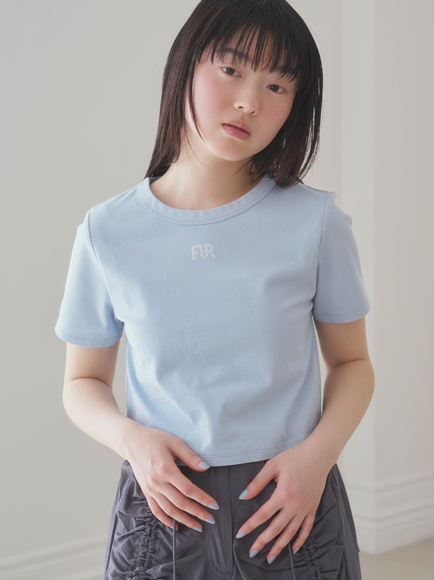 クリスタルロゴTシャツ(Tシャツ／カットソー)｜トップス｜FURFUR