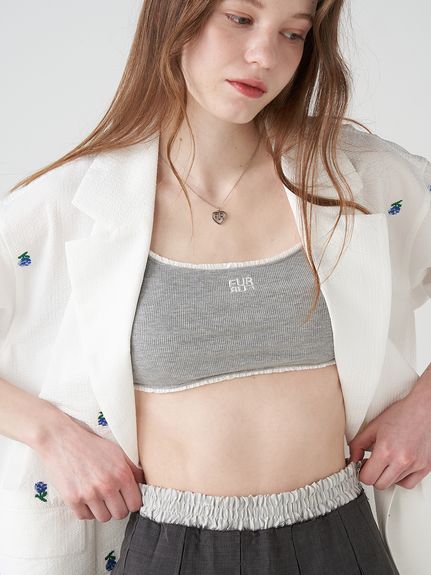 SALE40%OFF FURFUR ファーファー ビジュータンクトップ rwct244058 レディース トップス コンパクトサイズ ノースリーブ Amazon | [ファーファー] ビジュータンクトップ RWCT244058
