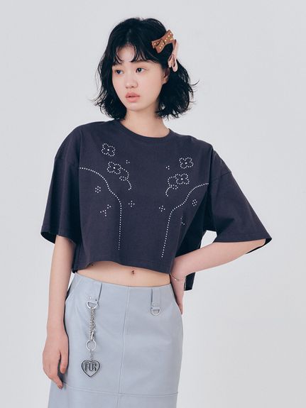 新品未使用　FURFUR カットソー セール】【Lizii Lin】キャットシアーカットソー（Tシャツ