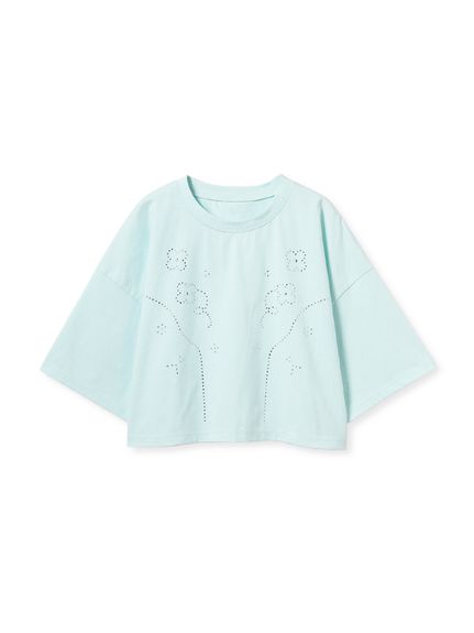 トップス FUR EMBROIDERY SKIN TOPS SLY | FRILL PUFF CUT トップス (Tシャツ・カットソー(半袖