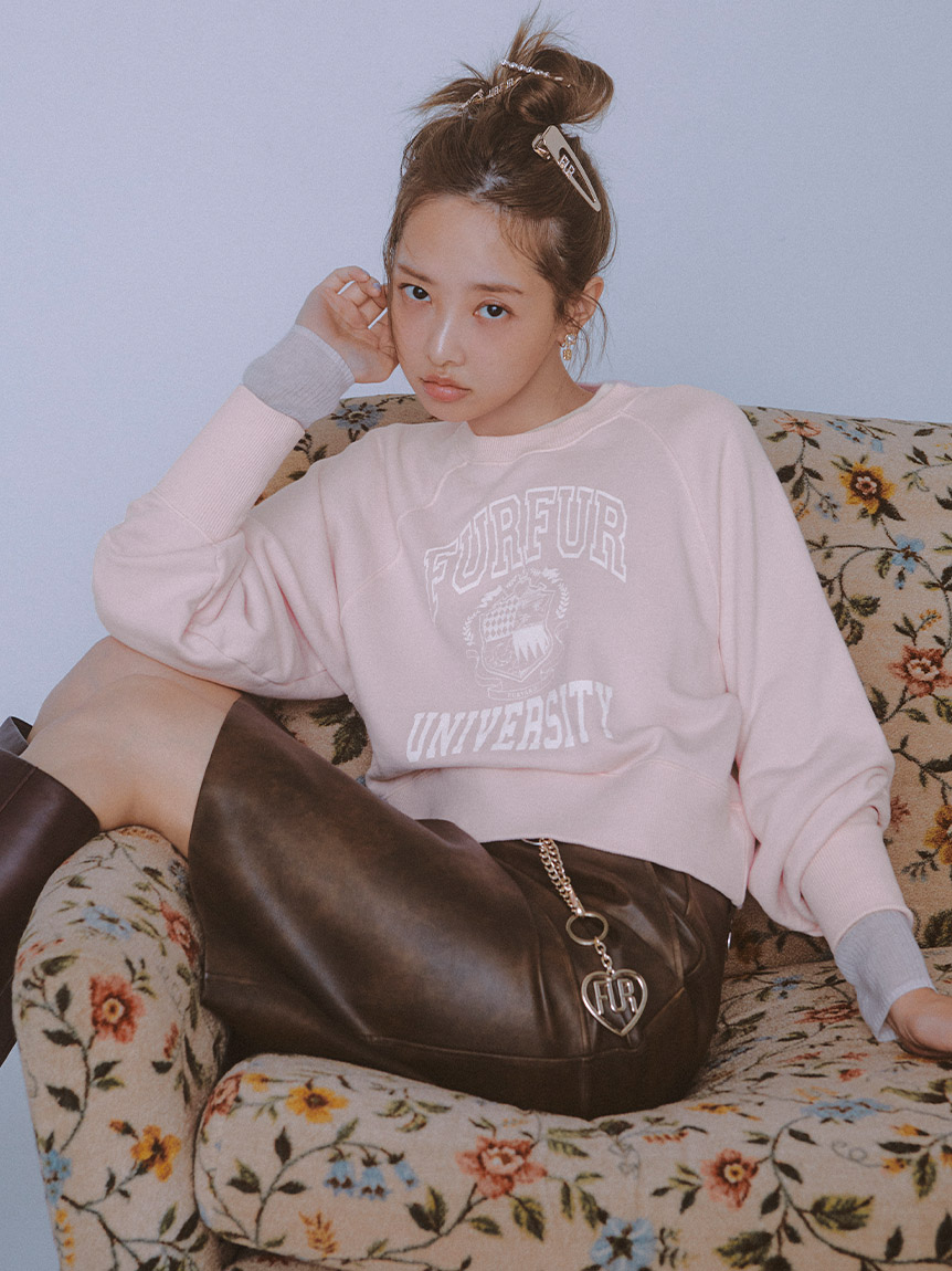 ファー カレッジプリントスウェット(スウェット)｜トップス｜FURFUR