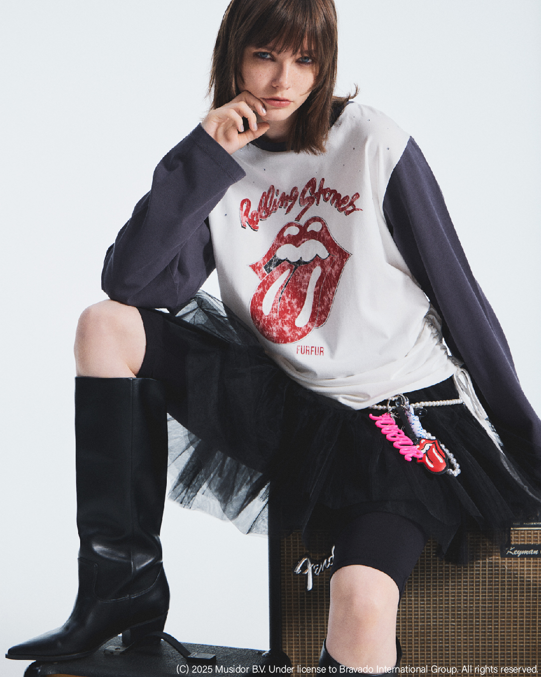 ローリング・ストーンズ】ロングTシャツ(Tシャツ／カットソー