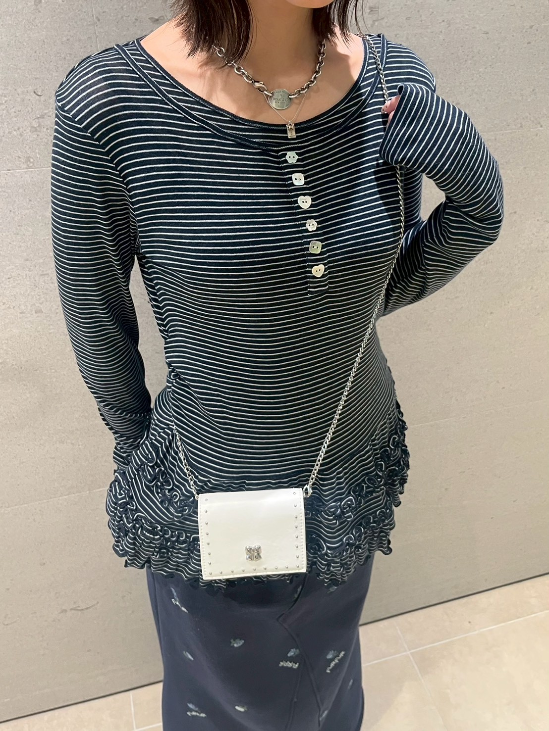 トップス user_34c61851 綿のチカラ】ハイネック8分袖【SALE】 MH7845P :レディース トップス