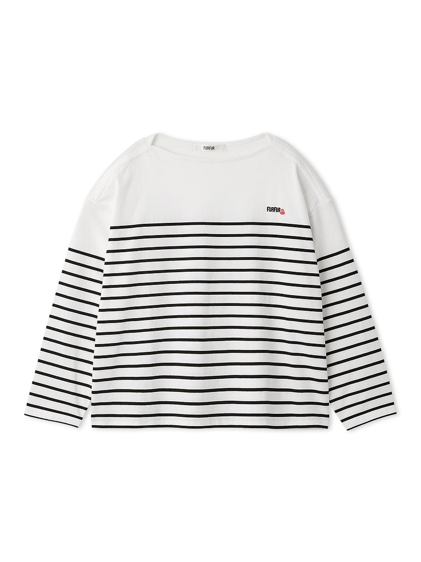 バスクボーダーロングスリーブTシャツ(Tシャツ／カットソー)｜トップス