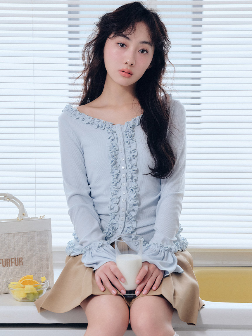 新品furfurニットカーディガン FURFUR｜リボンカウチンニットカーディガン | Rakuten Fashion(楽天