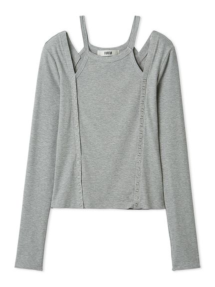 カットアウトデザインプルオーバー(Tシャツ／カットソー)｜トップス