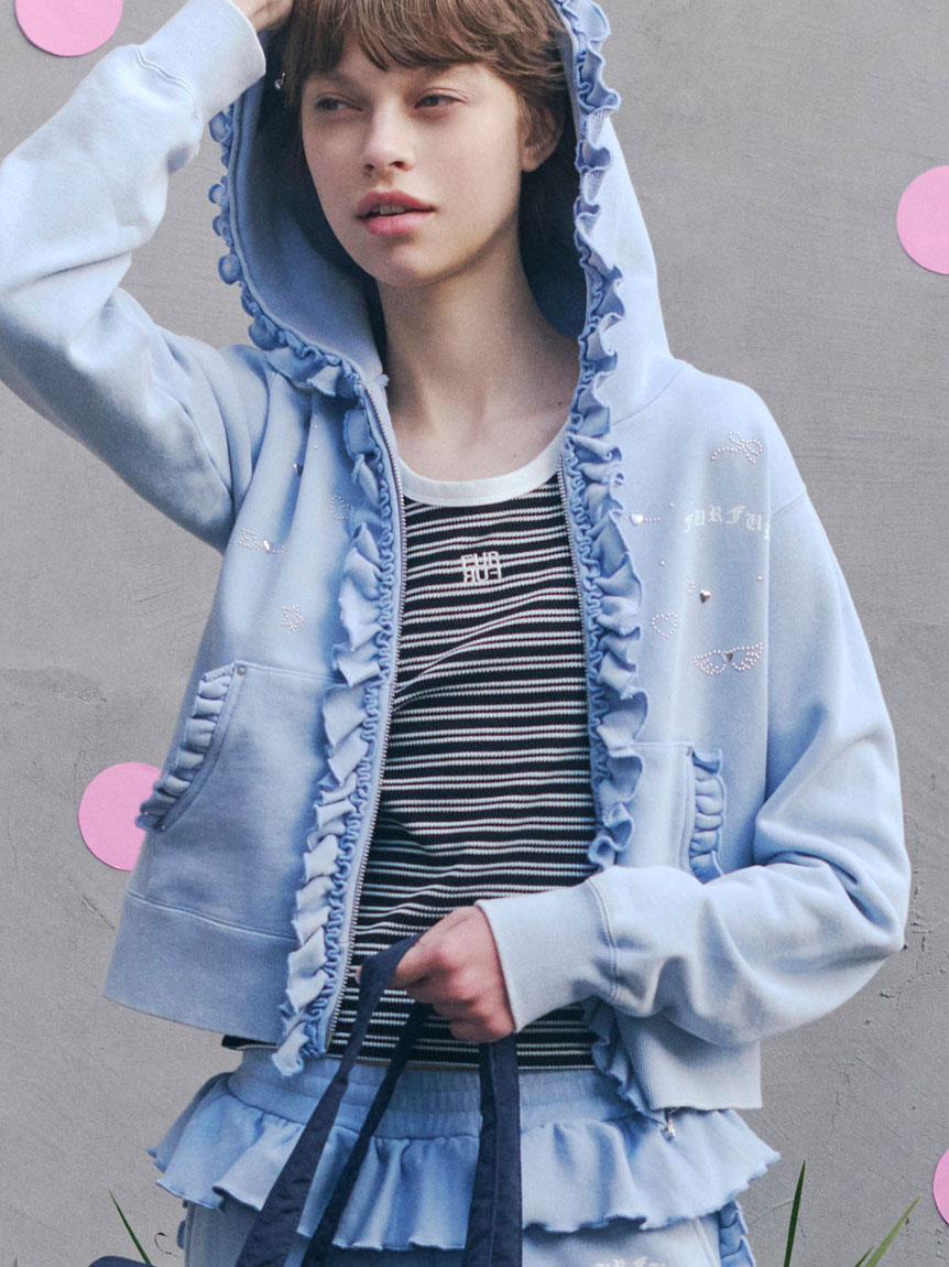 ロゴ刺繍ボーダータンクトップ(Tシャツ／カットソー)｜トップス