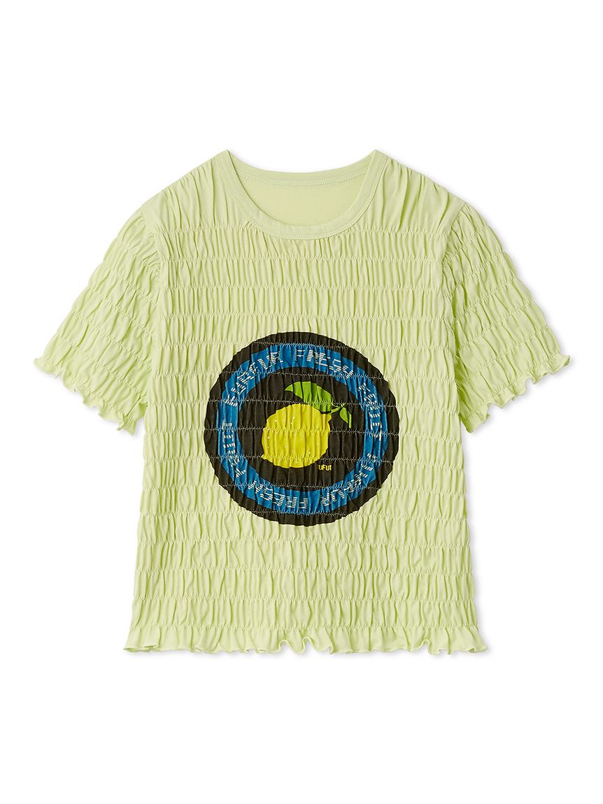 fur fur - yrk❤︎ページ フルーツモチーフシャーリングTシャツ(Tシャツ／カットソー)｜トップス