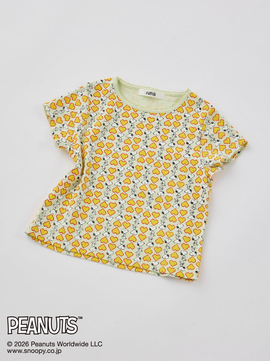 スヌーピーコラボ総柄Tシャツ(Tシャツ／カットソー)｜トップス｜FURFUR