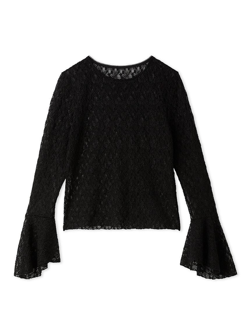 フレアスリーブレースカットプルオーバー(Tシャツ・カットソー)｜TOPS
