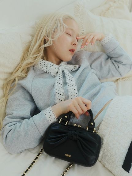 【WEB・一部店舗限定カラー】シャツドッキングボウタイスウェット