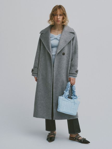 furfur 可愛いコート FURFUR トレンチコート コート ビッグカラートレンチコート