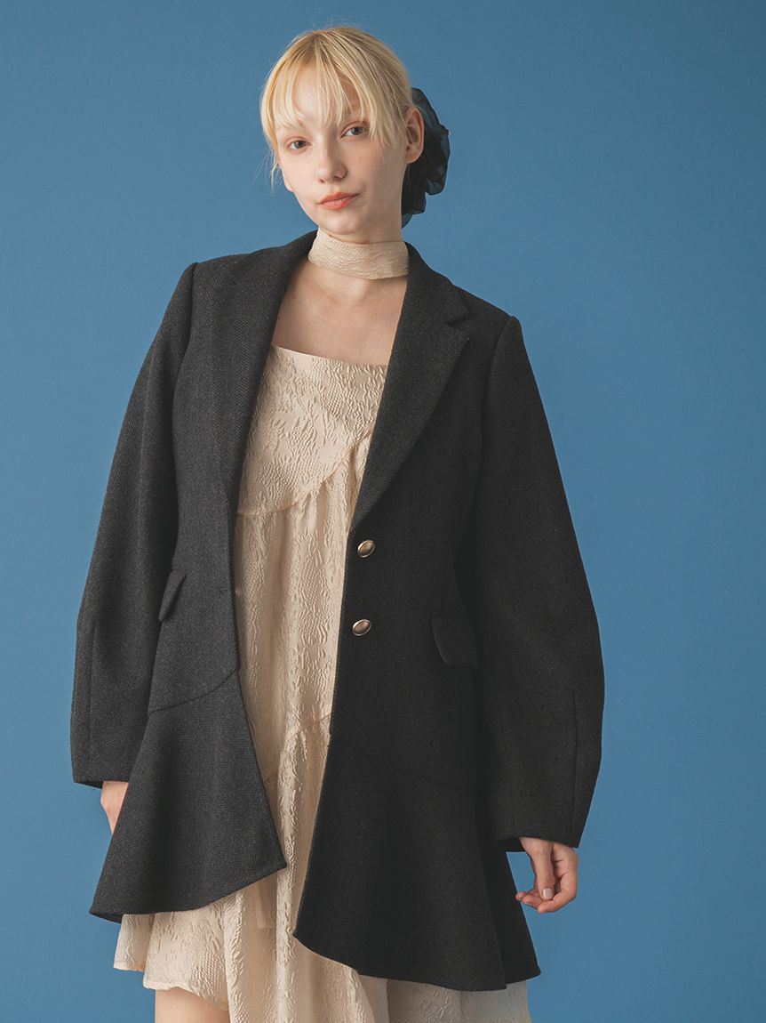 ツイードフレアドレスコート(コート)｜アウター｜FURFUR（ファーファー